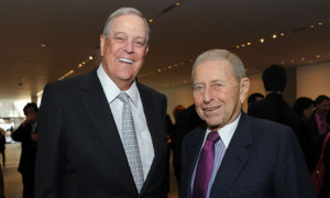 David Koch, left